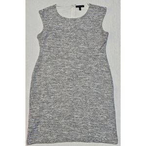 Banana Republic Knit Tweed Sheath Sleeveless Dress Size 14 Tall